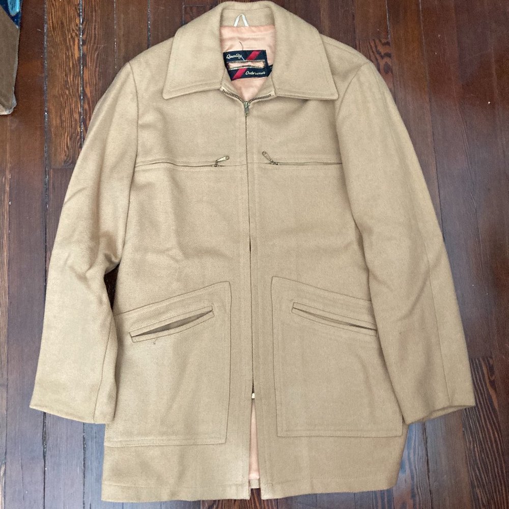 Vintage Sears wool 3/4 coat mod 1960s 1970s